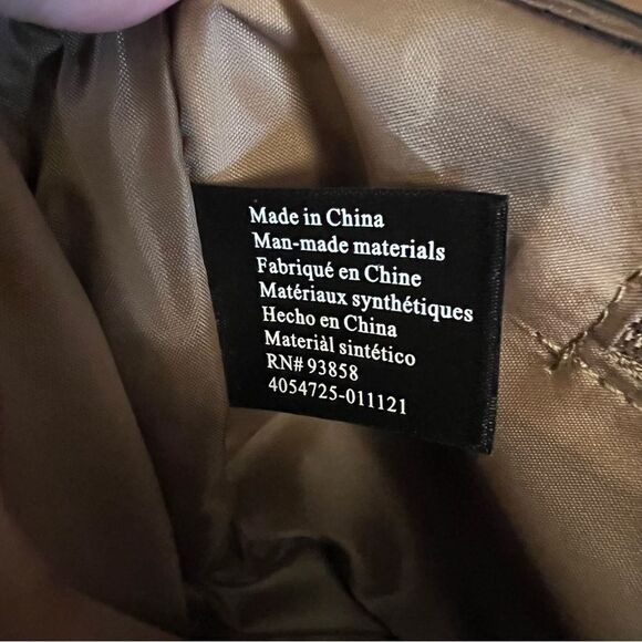 Falls Creek Women's Black Faux Leather Small Flap Crossbody Purse - Picture 7 of 11